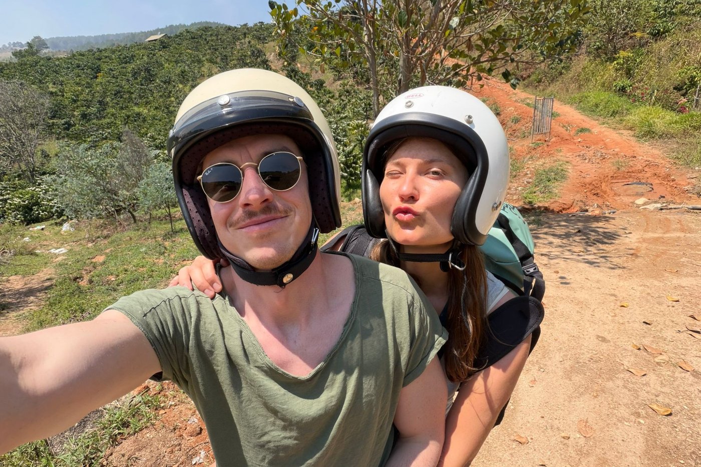 Exploring the roads around Đà Lạt by motorbike